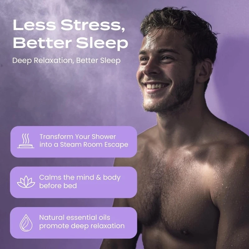 100% natural Lavender Shower Steamers