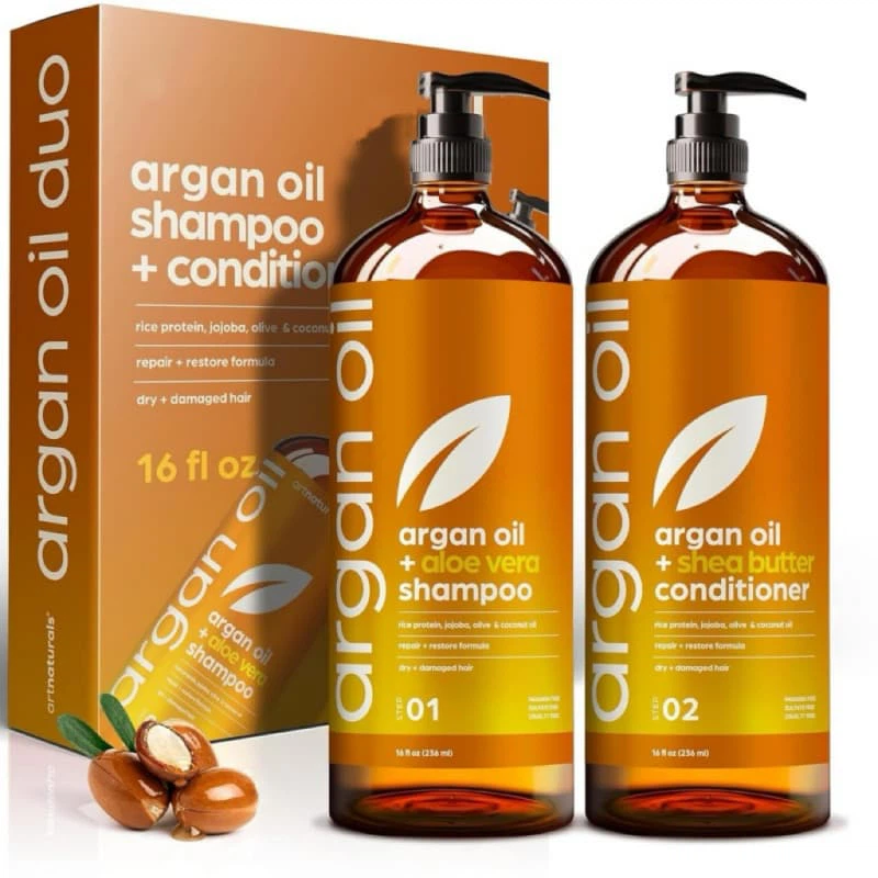 Marokkaanse Arganolie Shampoo en Conditioner Set